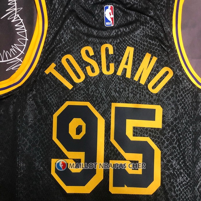 Maillot Los Angeles Lakers Juan Toscano-Anderson NO 95 Mamba 2021-22 Noir